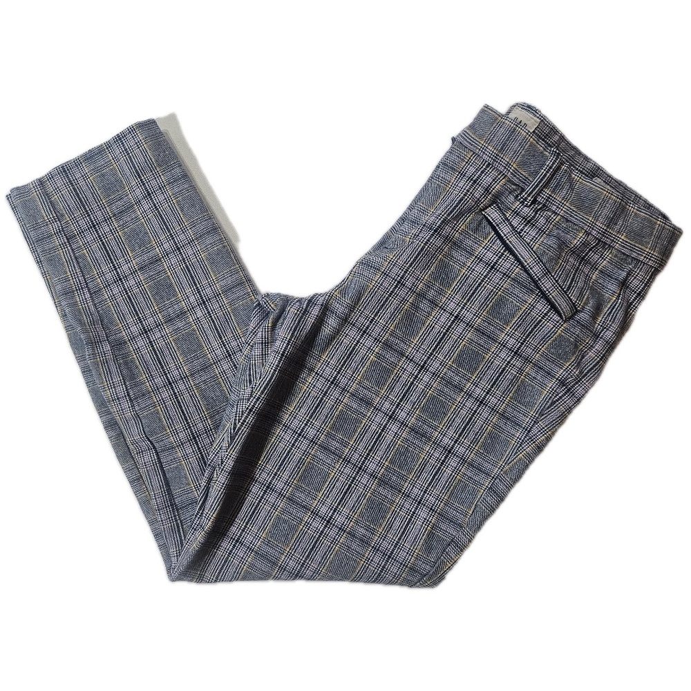 GAP Pants Womens‎ 6 Gray Plaid Signature Skinny Ankle Stretch Trousers